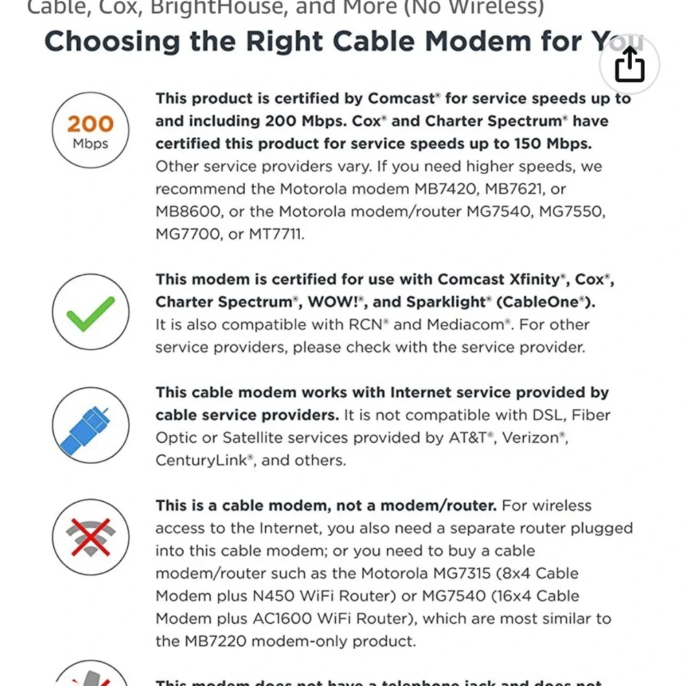 Cable Modem - Picture 7 of 7